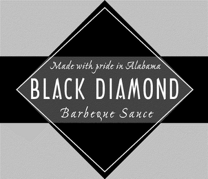 BLACK DIAMOND MADE IN ALABAMA BARBEQUE SAUCE logo