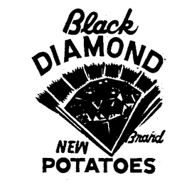 BLACK DIAMOND, NEW BRAND POTATOES logo