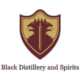 BLACK DISTILLERY AND SPIRITS logo