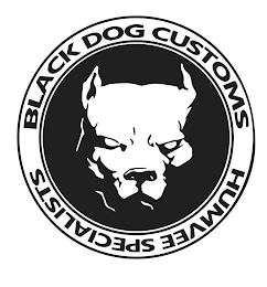 BLACK DOG CUSTOMS HUMVEE SPECIALIST logo