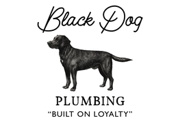 BLACK DOG PLUMBING "BUILT ON LOYALTY" logo