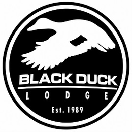 BLACK DUCK LODGE EST. 1989 logo