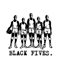 BLACK FIVES. logo