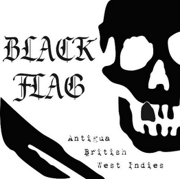 BLACK FLAG ANTIGUA BRITISH WEST INDIES logo