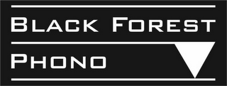 BLACK FOREST PHONO logo
