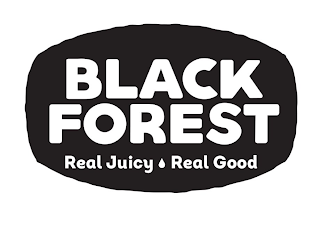 BLACK FOREST REAL JUICY REAL GOOD logo