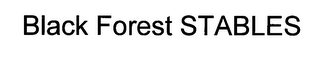 BLACK FOREST STABLES logo