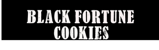 BLACK FORTUNE COOKIES logo