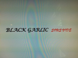 BLACK GARLIC SOUS VIDE logo