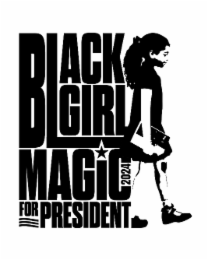 BLACK GIRL MAGIC FOR PRESIDENT 2024 logo