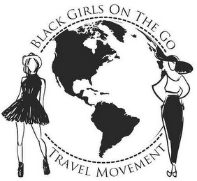 BLACK GIRLS ON THE GO TRAVEL MOVEMENT logo