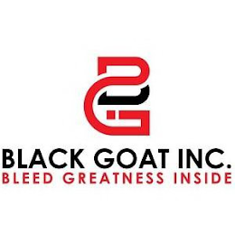 BLACK GOAT INC. BLEED GREATNESS INSIDE logo