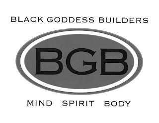 BLACK GODDESS BUILDERS BGB MIND SPIRIT BODY logo