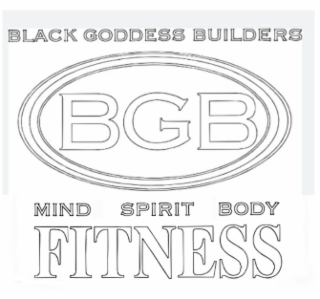 BLACK GODDESS BUILDERS BGB MIND SPIRIT BODY FITNESS logo