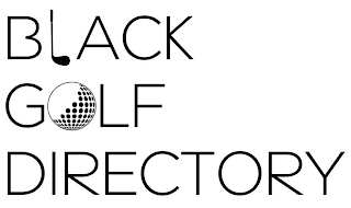 BLACK GOLF DIRECTORY logo