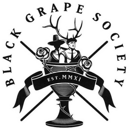 BLACK GRAPE SOCIETY EST. MMXI logo