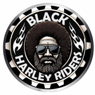 BLACK HARLEY RIDERS logo