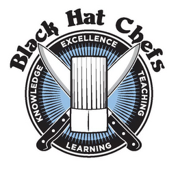 BLACK HAT CHEFS KNOWLEDGE EXCELLENCE TEACHING LEARNING RALEIGH, NC logo