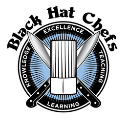 BLACK HAT CHEFS KNOWLEDGE EXCELLENCE TEACHING LEARNING logo