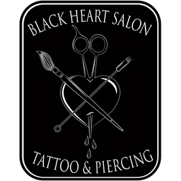 BLACK HEART SALON TATTOO & PIERCING logo