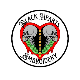 BLACK HEARTS EMBROIDERY logo