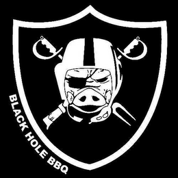 BLACK HOLE BBQ logo