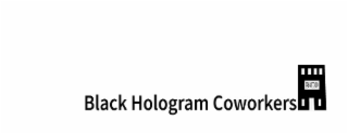 BLACK HOLOGRAM COWORKERS BHCW logo