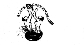 BLACK INC GREETINGS logo