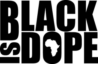 BLACK IS DOPE logo