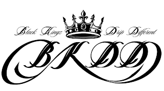 BLACK KINGZ DRIP DIFFERENT BKDD logo