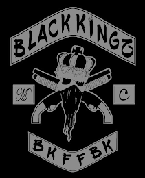 BLACK KINGZ M C BKFFBK logo