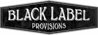 BLACK LABEL PROVISIONS logo