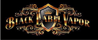 BLACK LABEL VAPOR logo