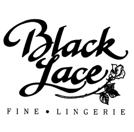 BLACK LACE FINE - LINGERIE logo