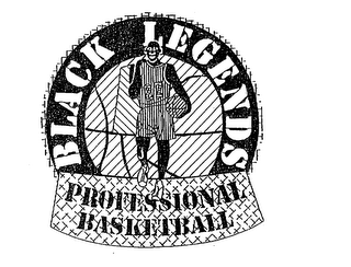 BLACK LEGENDS PROFESSIONAL BASKETBALL logo