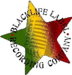 BLACK LIFE LABEL RECORDING COMPANY logo