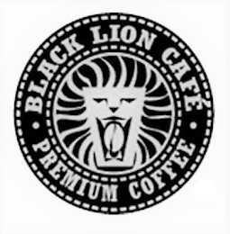 BLACK LION CAFE PREMIUM COFFEE logo