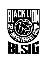 BLACK LION SELF IMPROVEMENT GROUP BLSIG logo