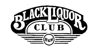 BLACK LIQUOR CLUB B&W logo