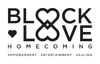 BLACK LOVE HOMECOMING EMPOWERMENT ENTERTAINMENT HEALING logo
