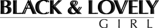 BLACK & LOVELY GIRL logo