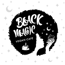 BLACK MAGIC VEGAN CAFE logo