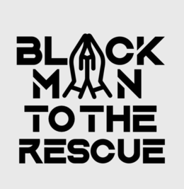 BLACK MAN TO THE RESCUE logo