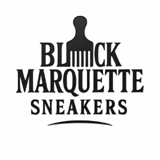 BLACK MARQUETTE SNEAKERS logo