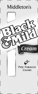 BLACK & MILD CREAM MIDDLETON'S PIPE-TOBACCO CIGARS logo