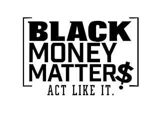 [BLACK MONEY MATTER$] ACT LIKE IT. logo