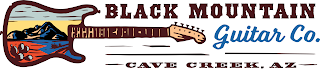 BLACK MOUNTAIN GUITAR CO. CAVE CREEK, AZ logo