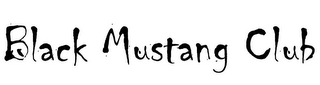BLACK MUSTANG CLUB logo