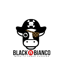 BLACK N BIANCO BORN TO UDDER MADNESS logo