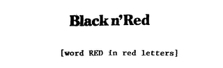 BLACK N' RED logo